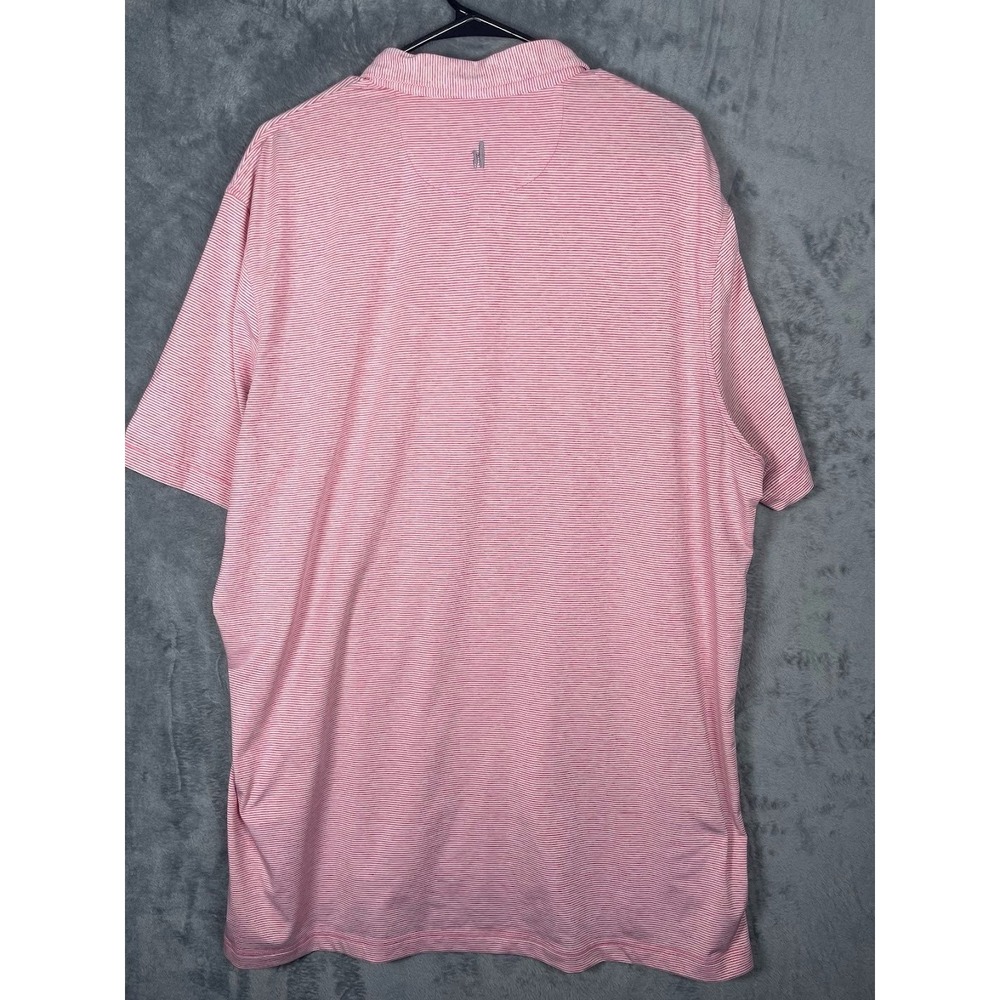 Johnnie O Payne's Valley Men's Polo Shirt Red White Size XL - Picture 4 of 5